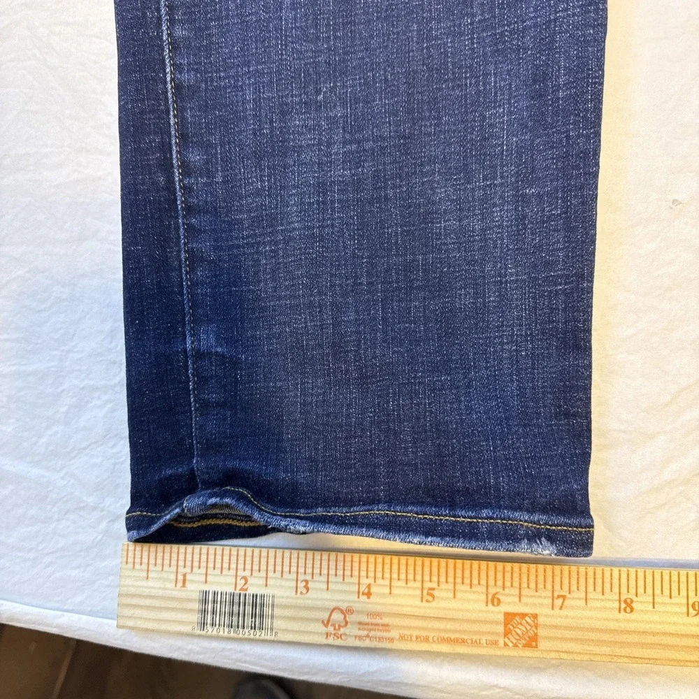 American Eagle Men's Next Level Flex Slim Straight Denim Blue Jeans Size: 38/32
